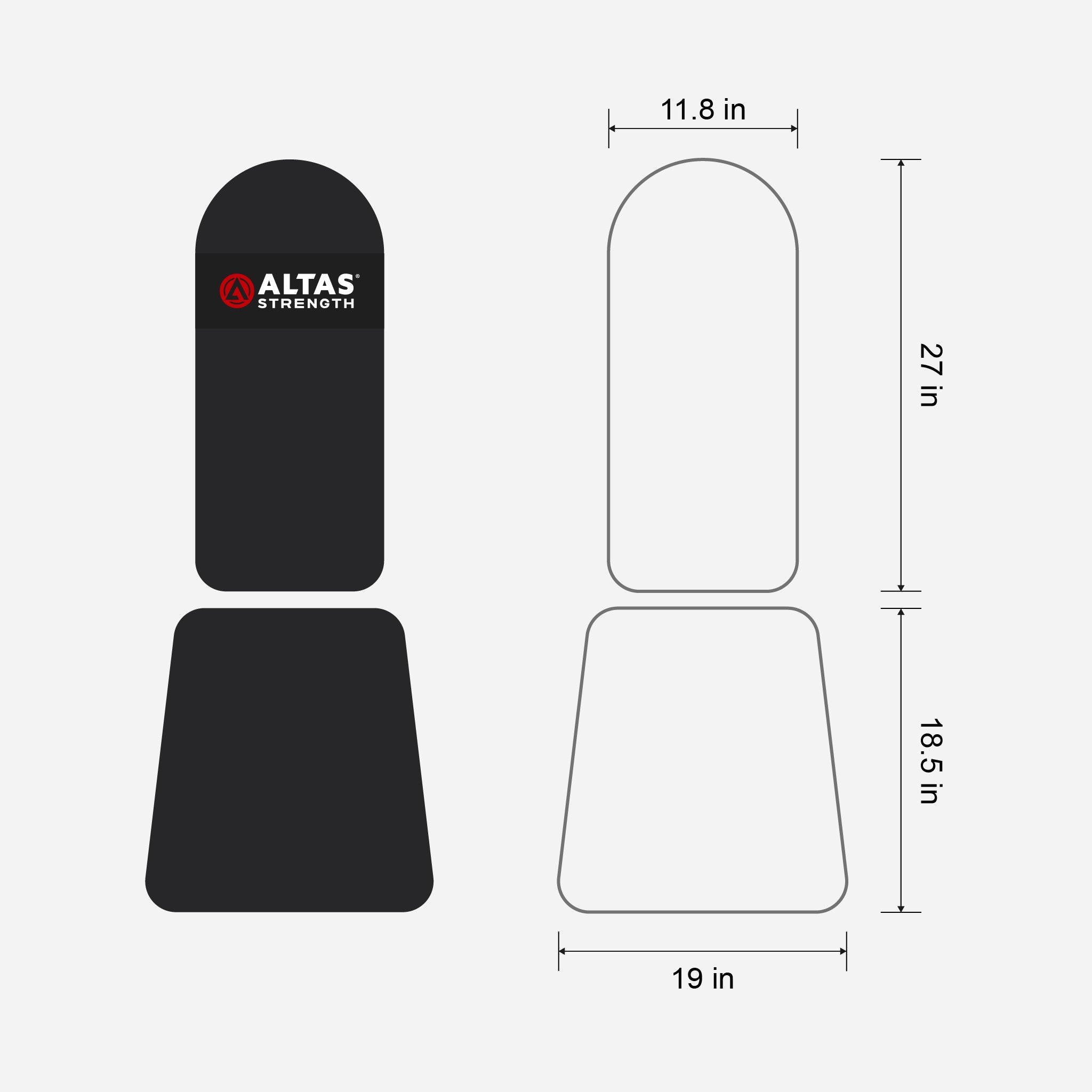 Altas Strength Compact Leg Curl & Extension Station AL-169