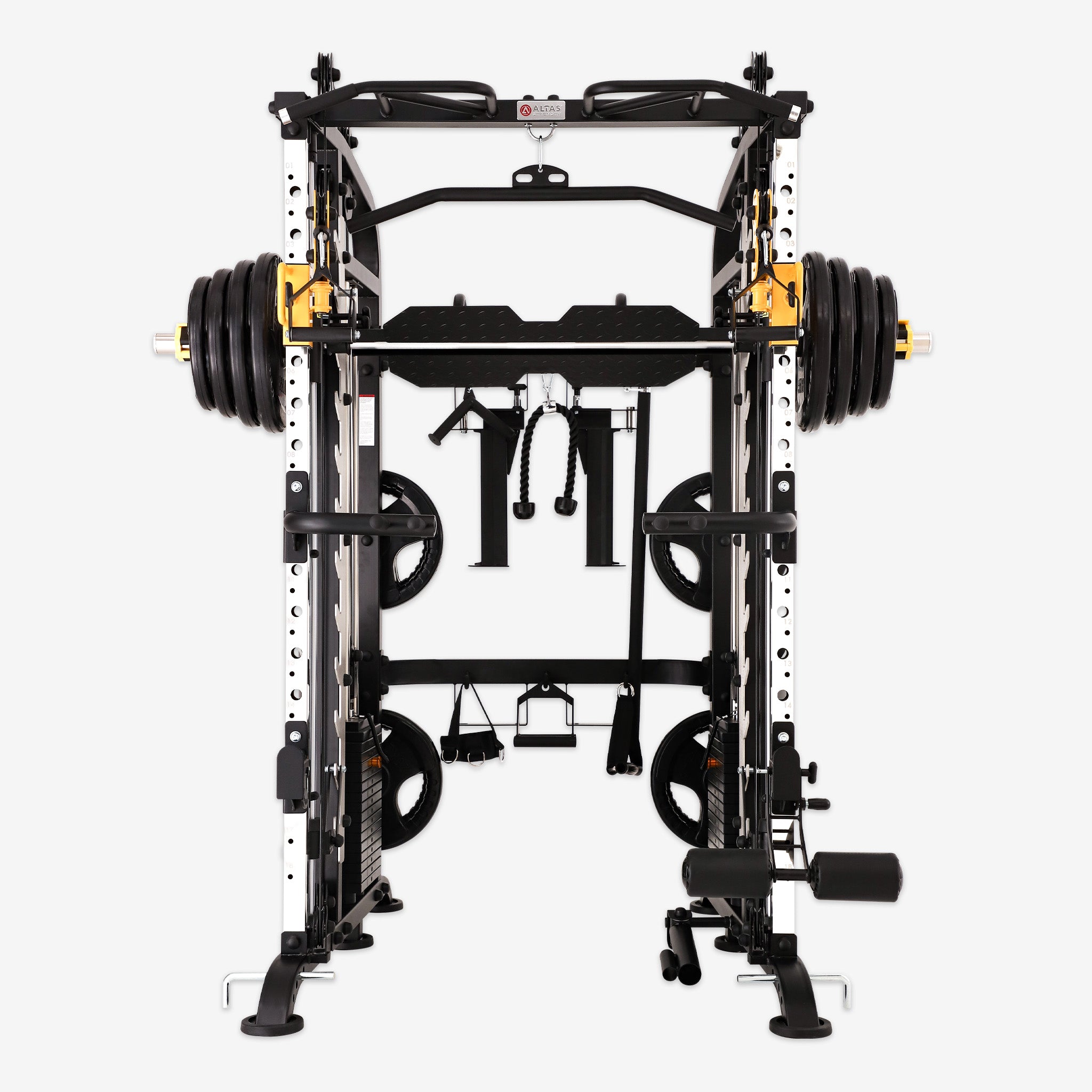 Combo - Smith Machine AL-M810 + Bench AL-4026 + Olympic Barbell + 150lb Weight Plate