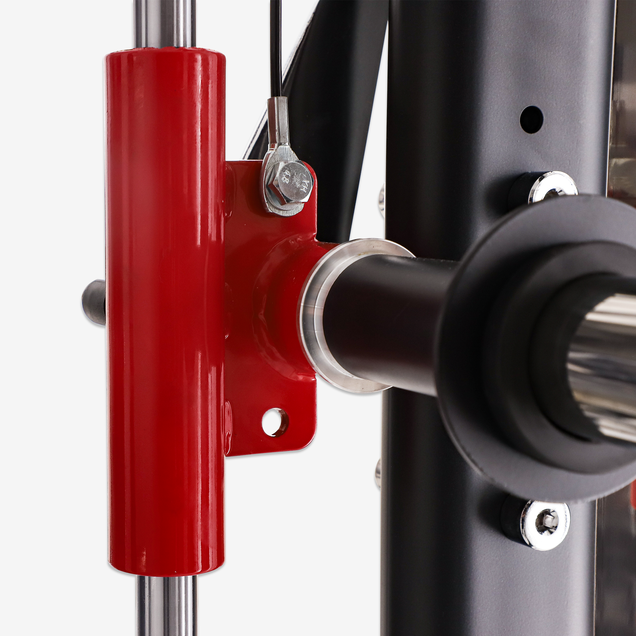 Altas Strength Multi-Function Smith Machine Black And Red 2000IB Workout Light Commercial Fitness Equipment AL-3000Y