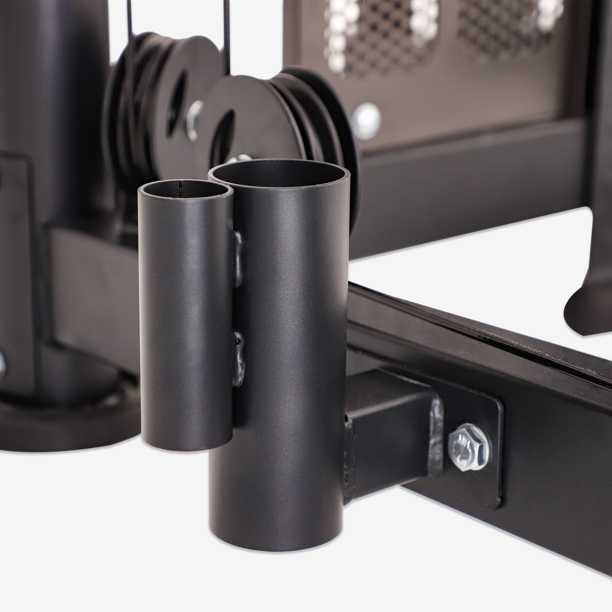 Altas Strength Multi-Function Smith Machine Black And Red 2000IB Workout Light Commercial Fitness Equipment AL-3000Y