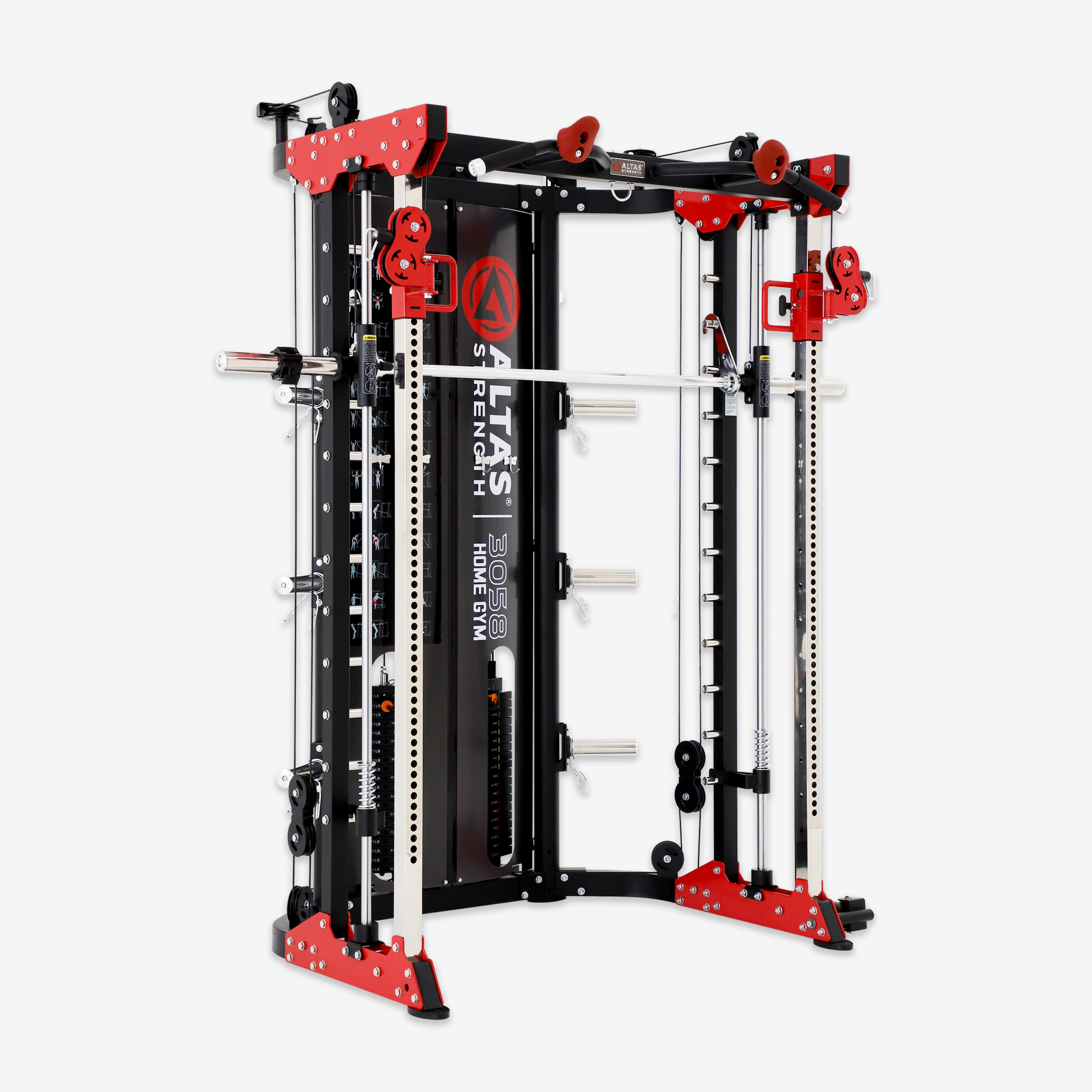 Christmas Combo - Smith Machine AL-3058G + Bench AL-4026 +Barbell