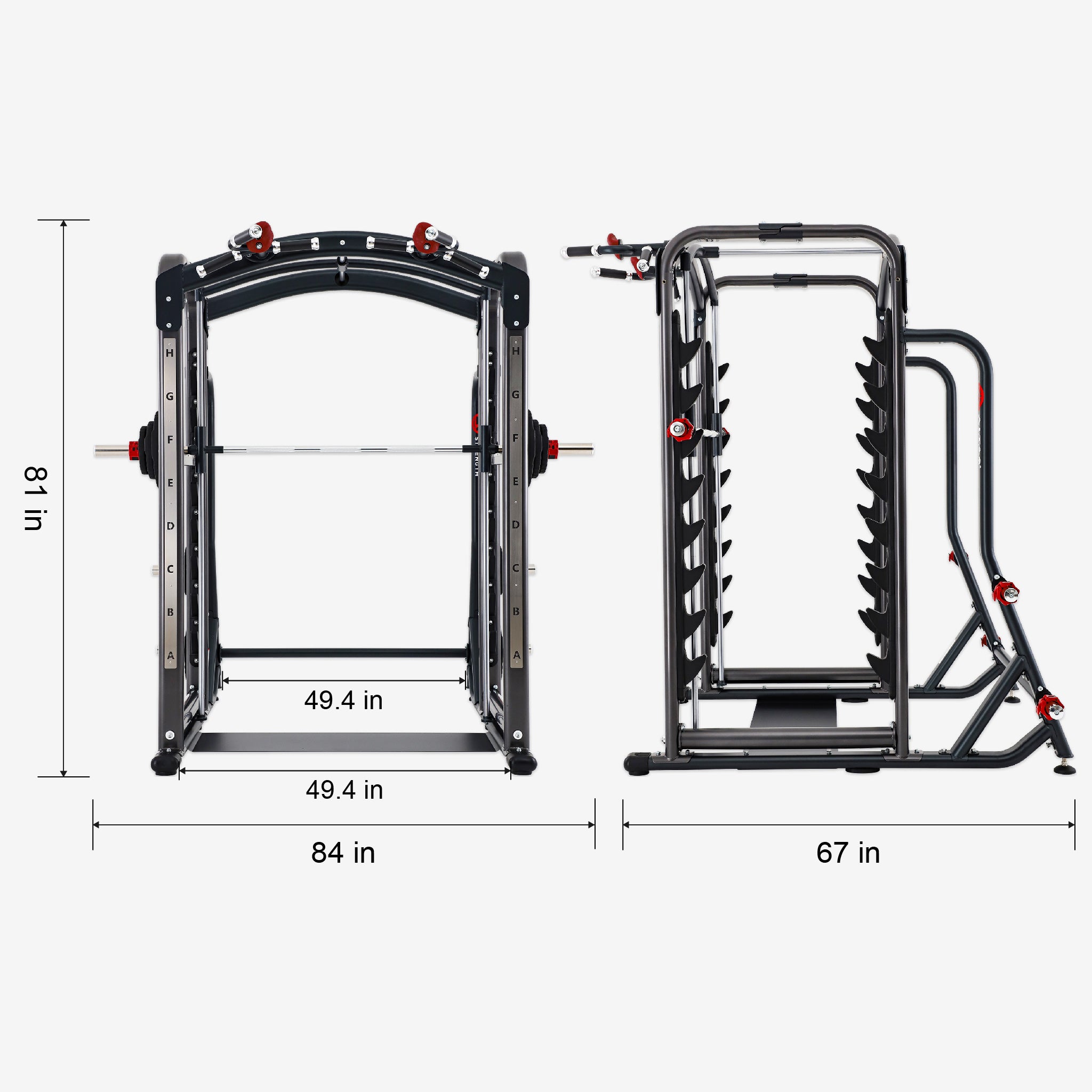 Multi-Function 3D Power Rack AL-3069