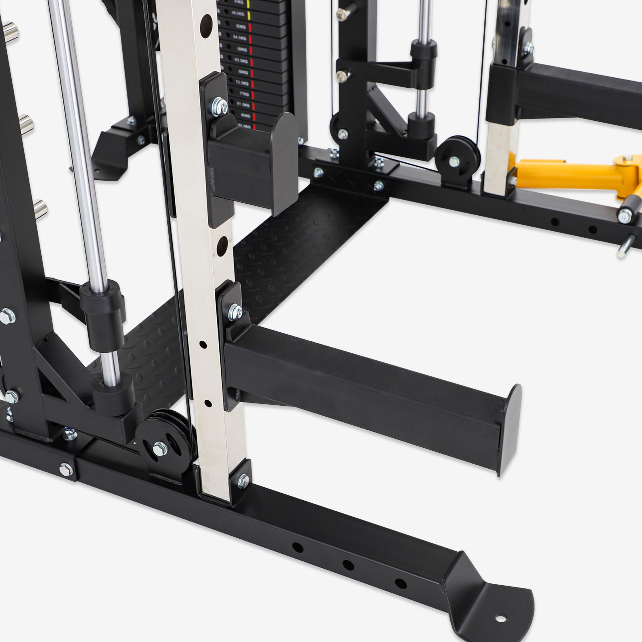 Combo - Smith Machine AL-3087B + Bench AL-4026 + Olympic Barbell + 150lb Weight Plate