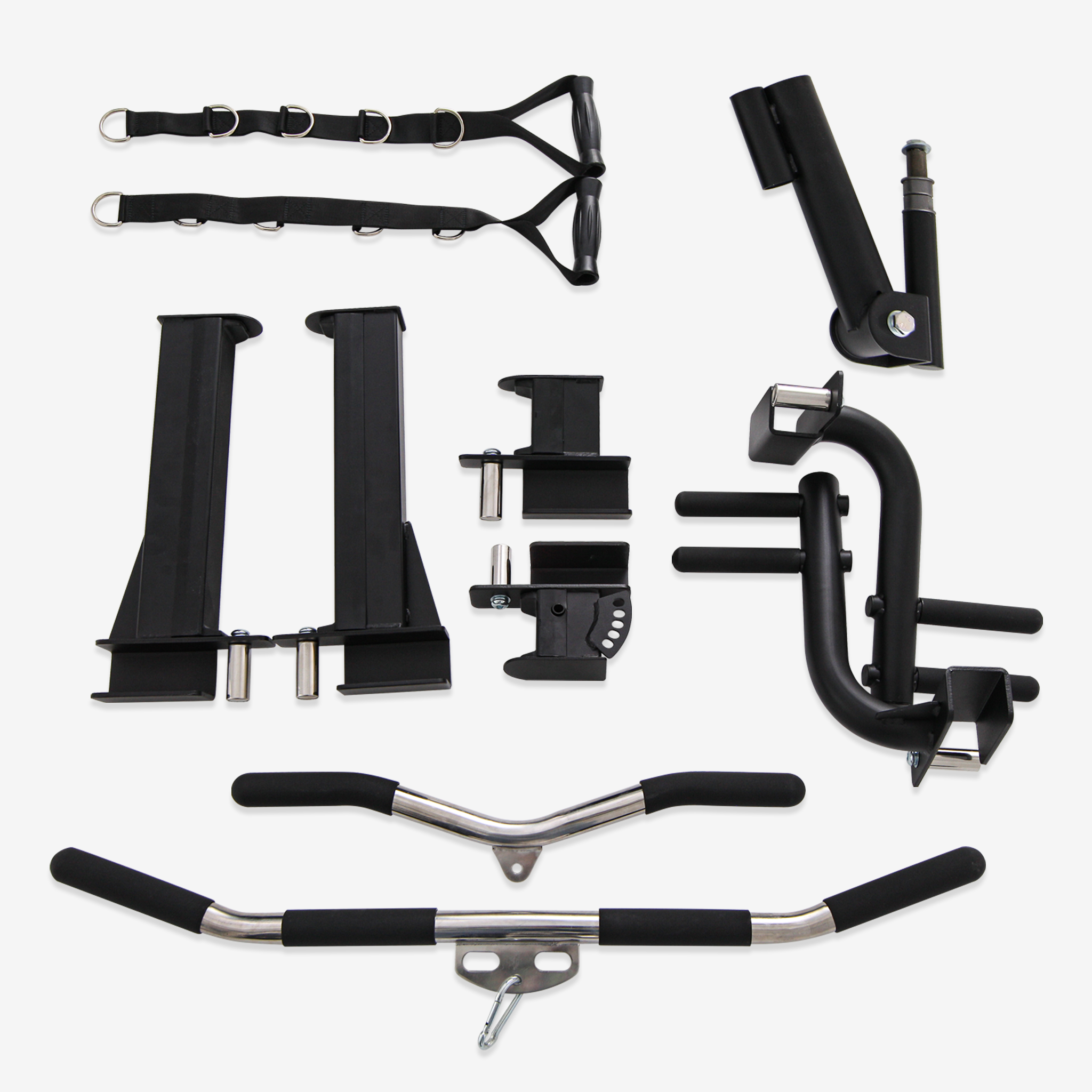 Combo - Smith Machine AL-3107 + Bench AL-3018 + 150lb weight plates + Barbell