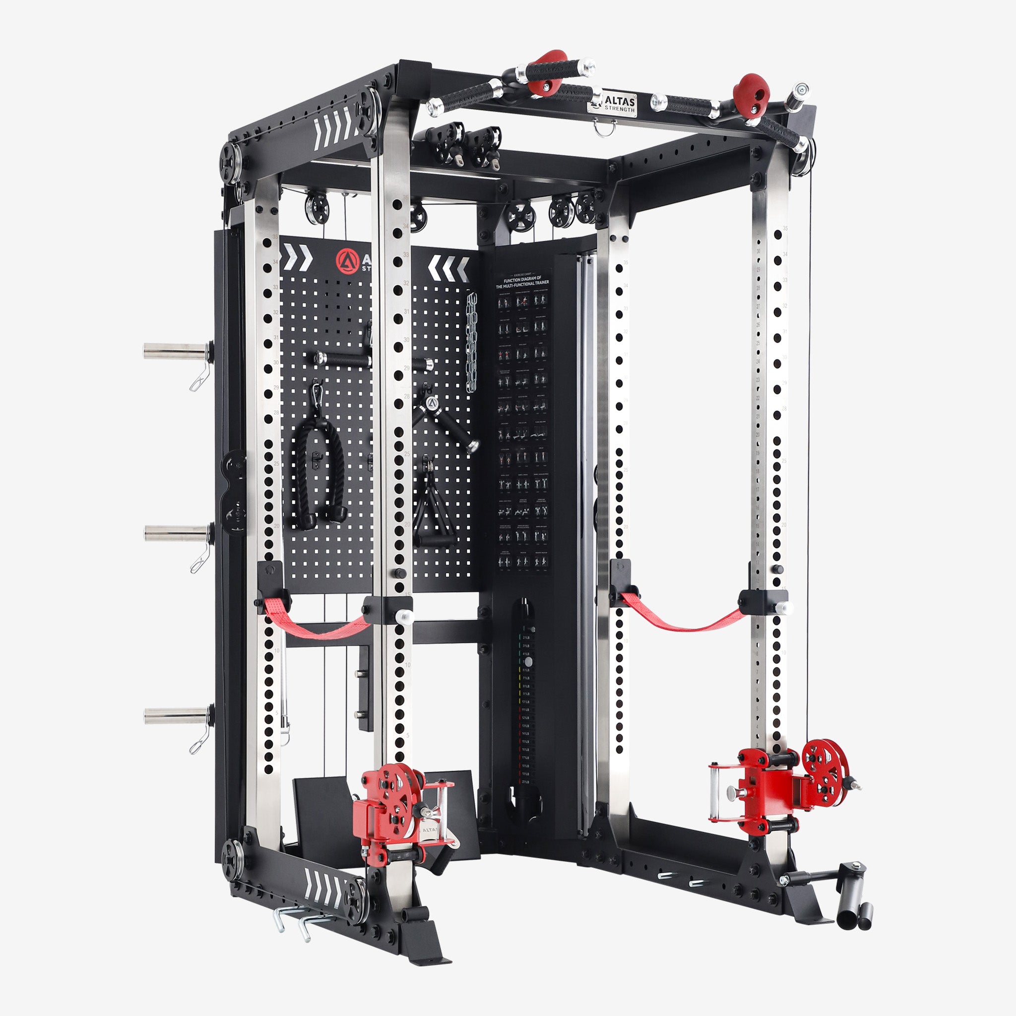 Combo - Smith Machine AL-3130+4005+Barbell+Weight Plate(5-35lb)