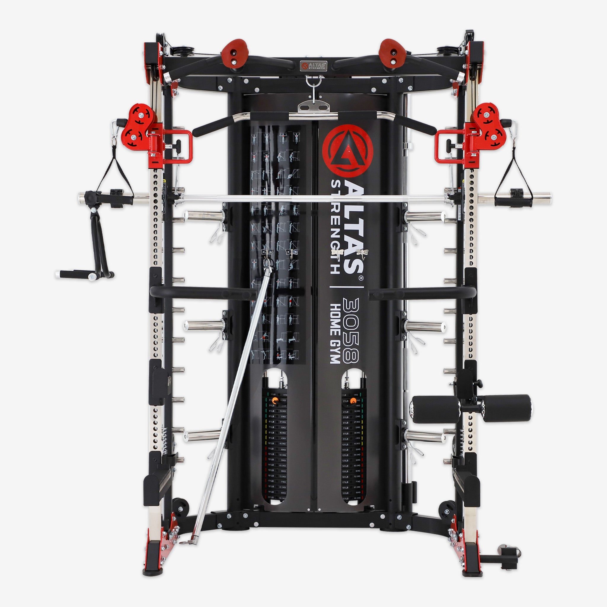 Black Friday Combo - Smith Machine AL-3058G + Bench AL-3018 + Olympic Barbell