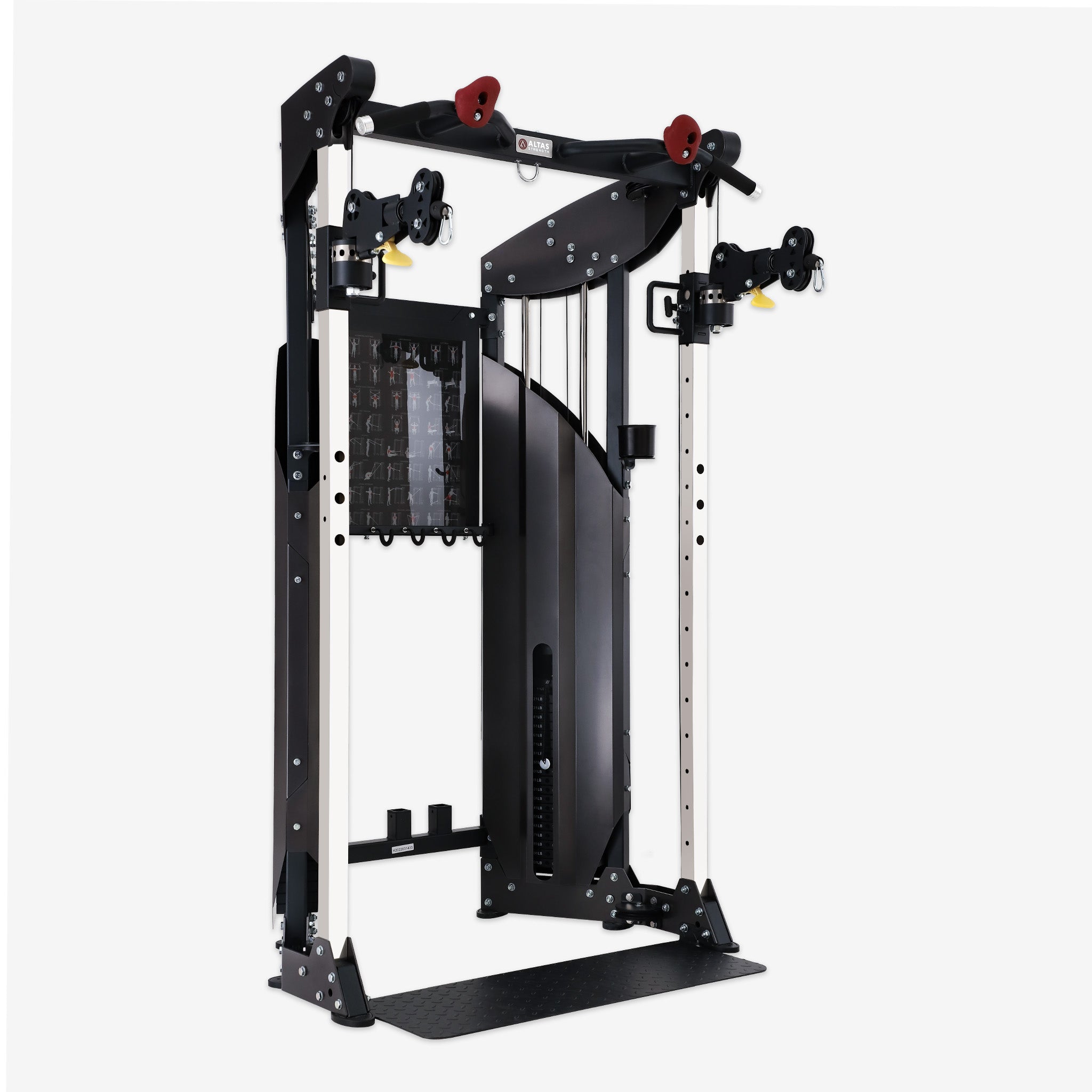 Altas Strength Multi Function Trainer Exercise Machine Black Workout Light Commercial Fitness Equipment AL-3075(Pre-order)