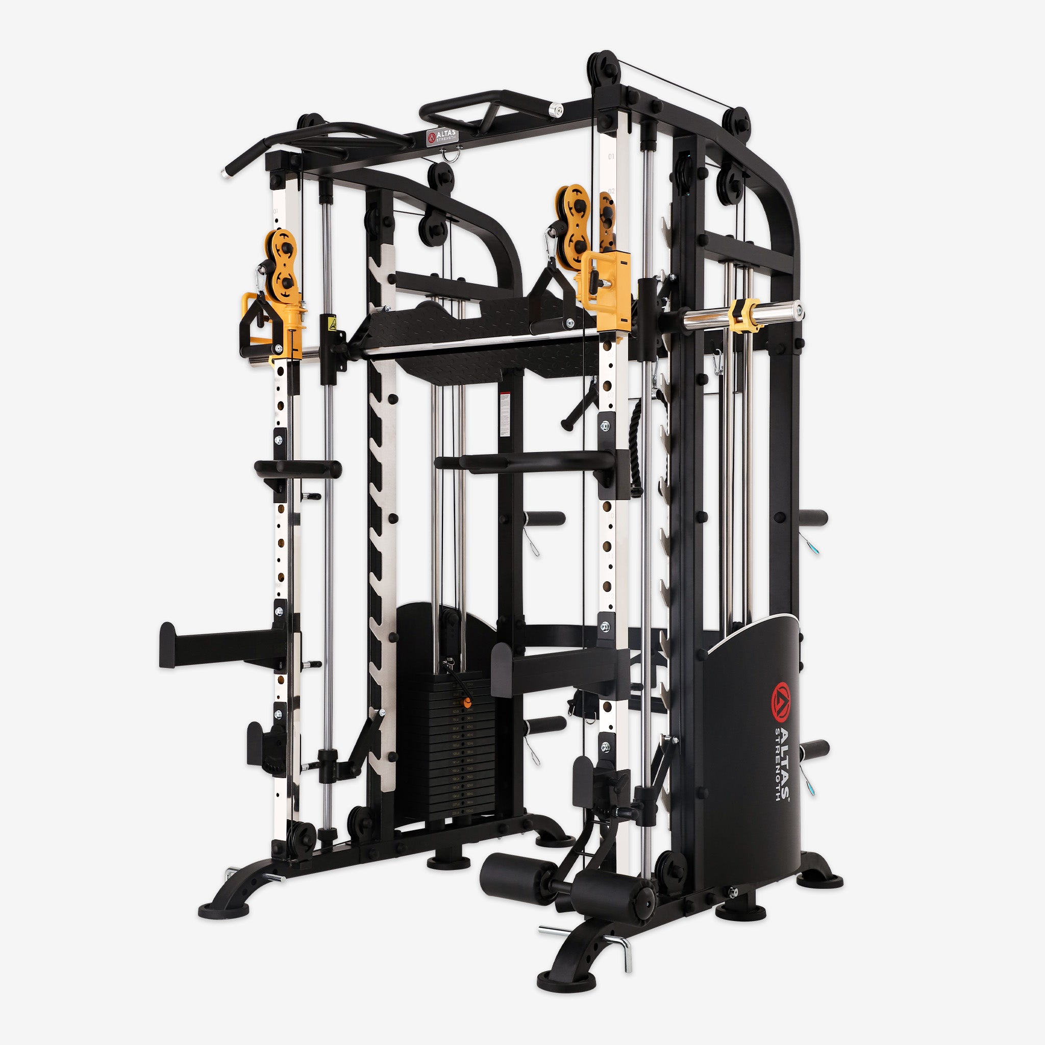 Combo - Smith Machine AL-M810 + Bench AL-4026 + Olympic Barbell + 150lb Weight Plate