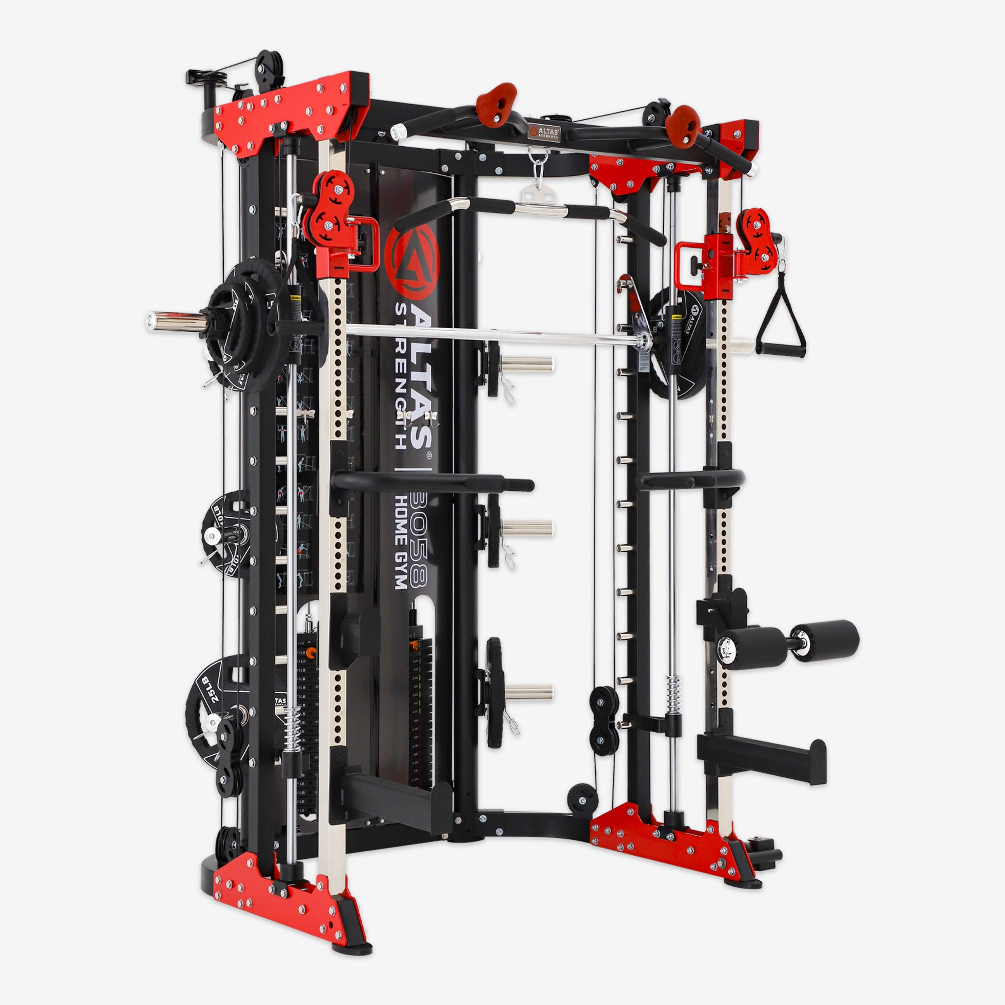 Black Friday Combo - Smith Machine AL-3058G + Bench AL-4026 + Free Olympic Barbell + Free 150LB Weight Plate