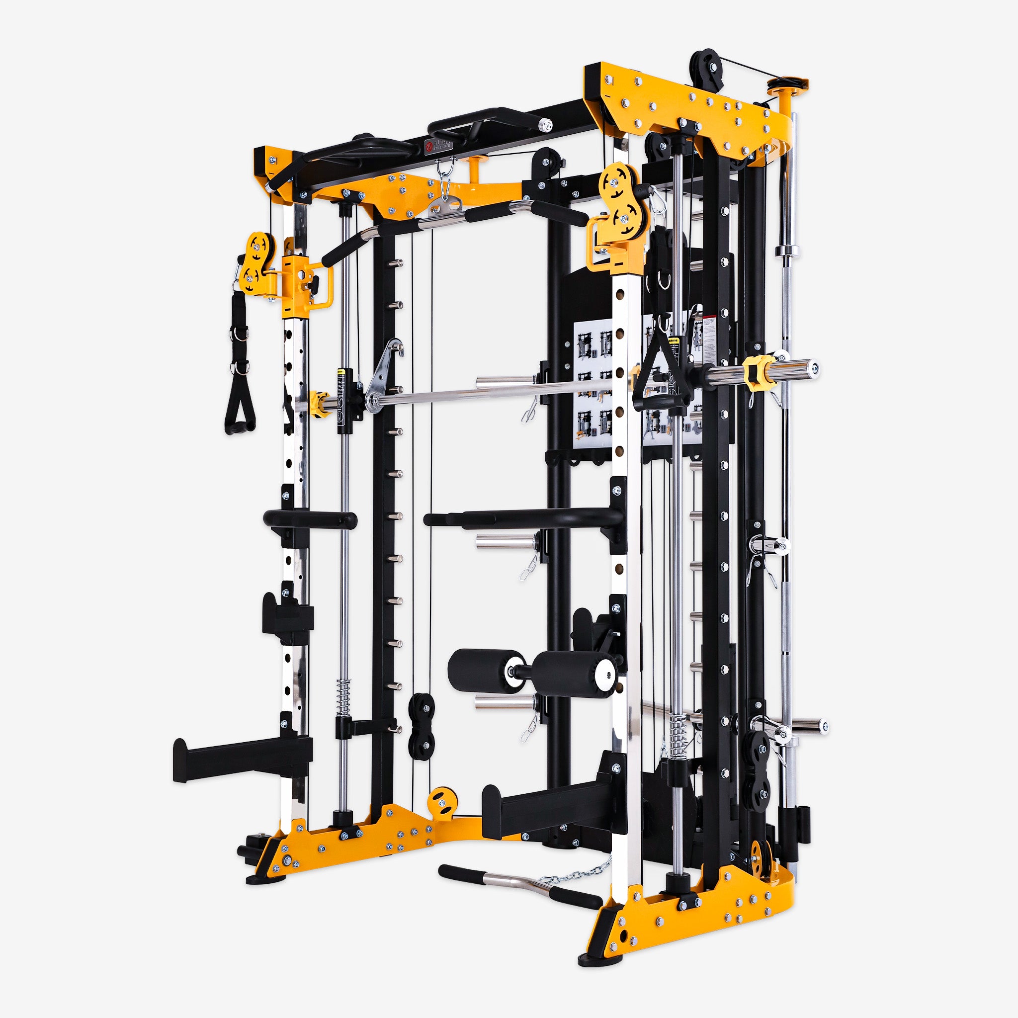 Black Friday Combo - Smith Machine AL-3059 + Bench AL-4006 + Free Olympic Barbell + Free 150lb Weight Plate