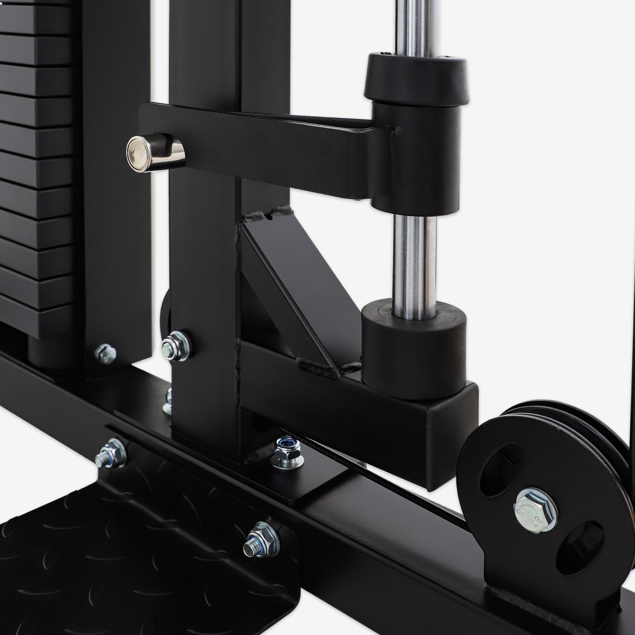 Altas Strength Smith Machine Smith Machine Pin-loaded Weights Stack Strength Trainer Home Gym with Pulley System AL-3087B