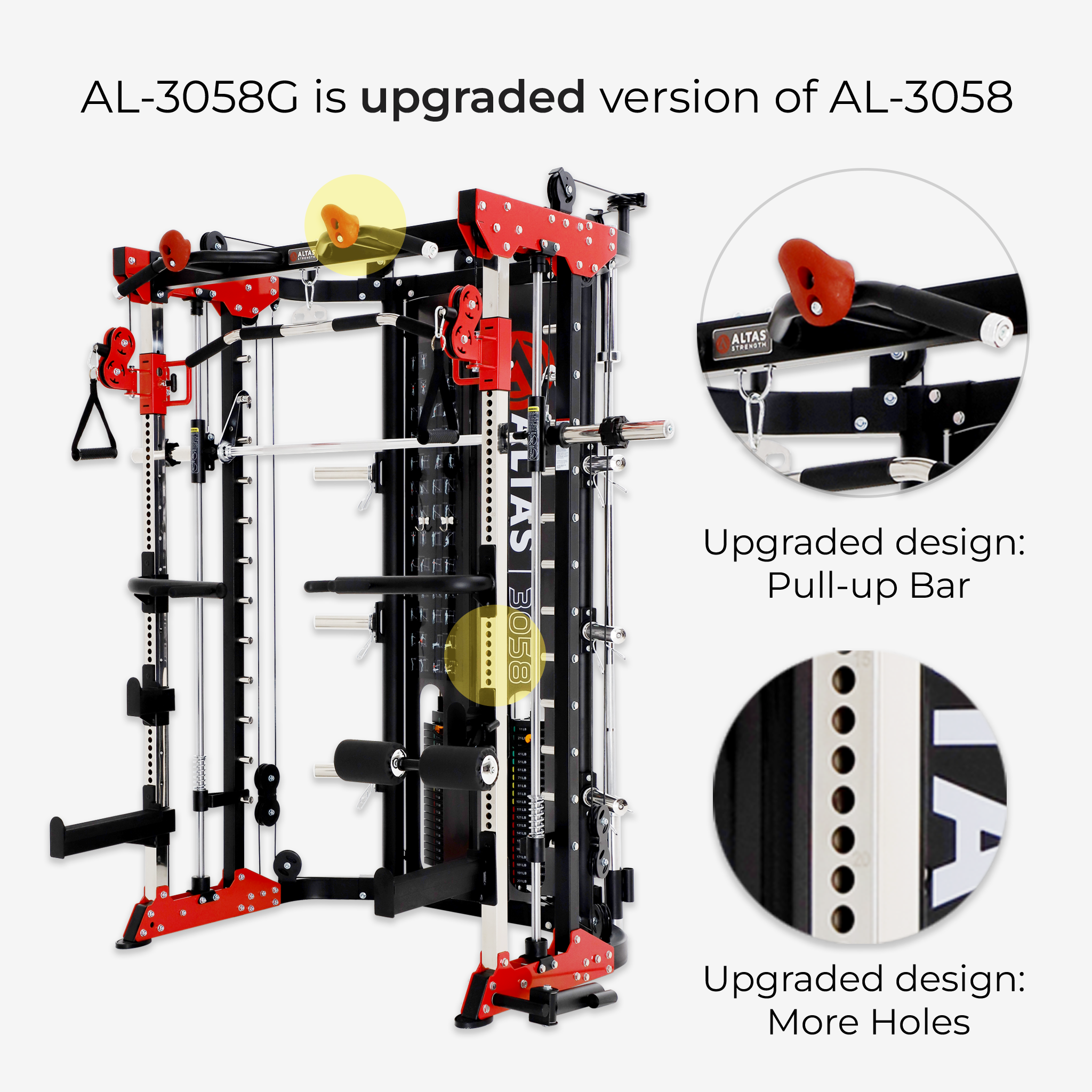 Altas Strength Light-commercial Strength Smith Machine AL-3058G