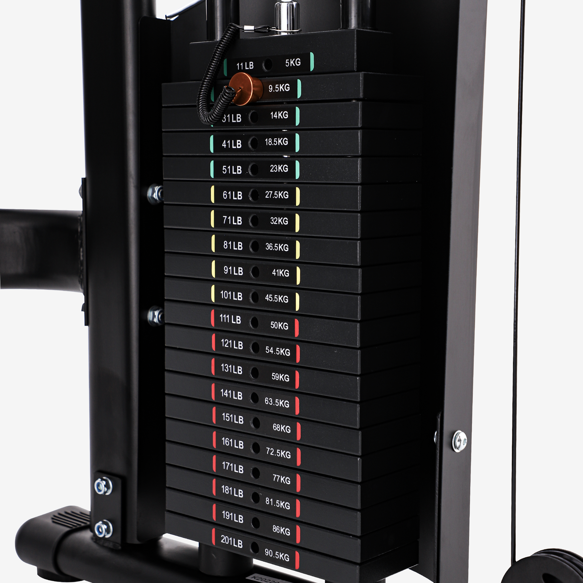 Weight stack top