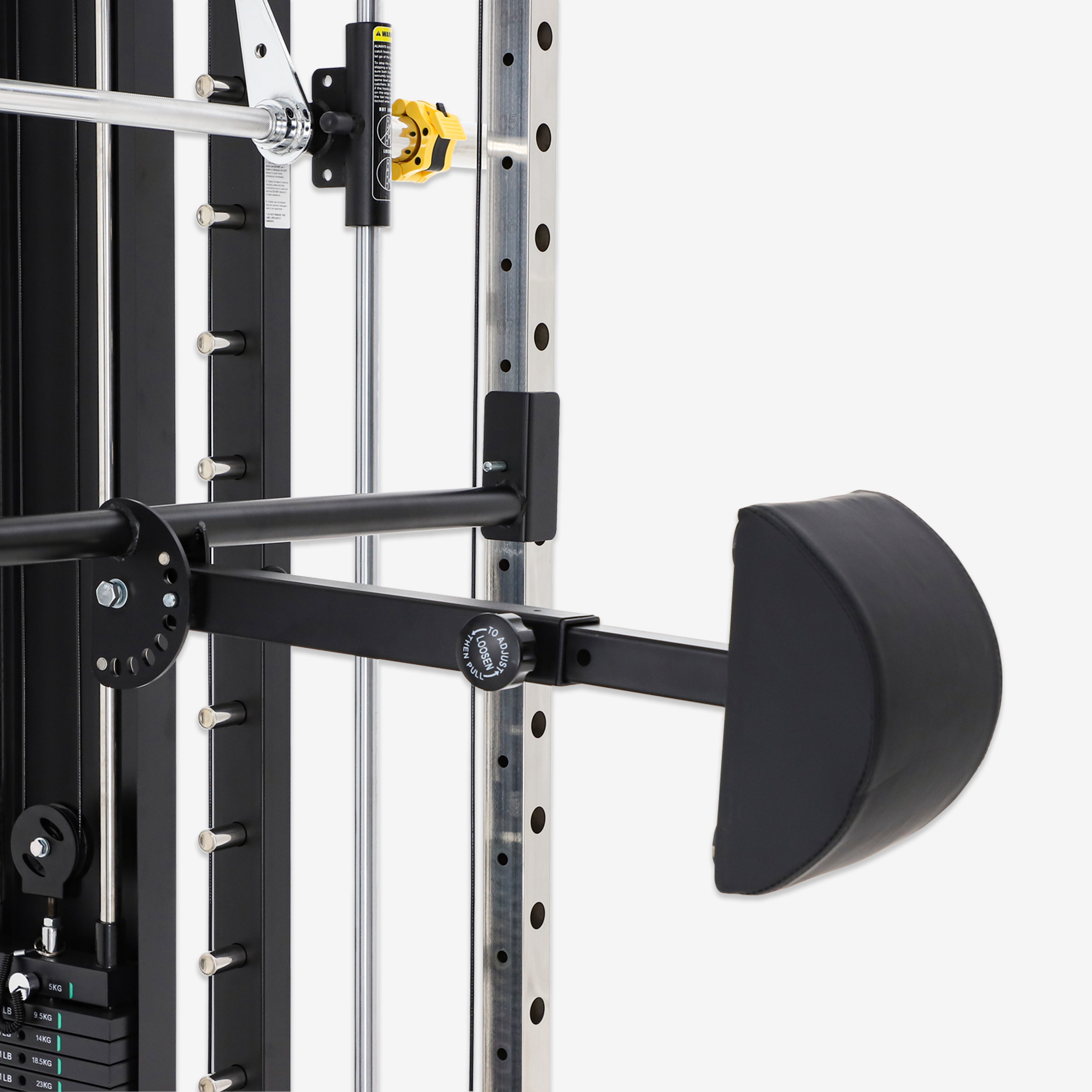 Combo - Smith Machine AL-3087B + Bench AL-4026 + Olympic Barbell + 150lb Weight Plate