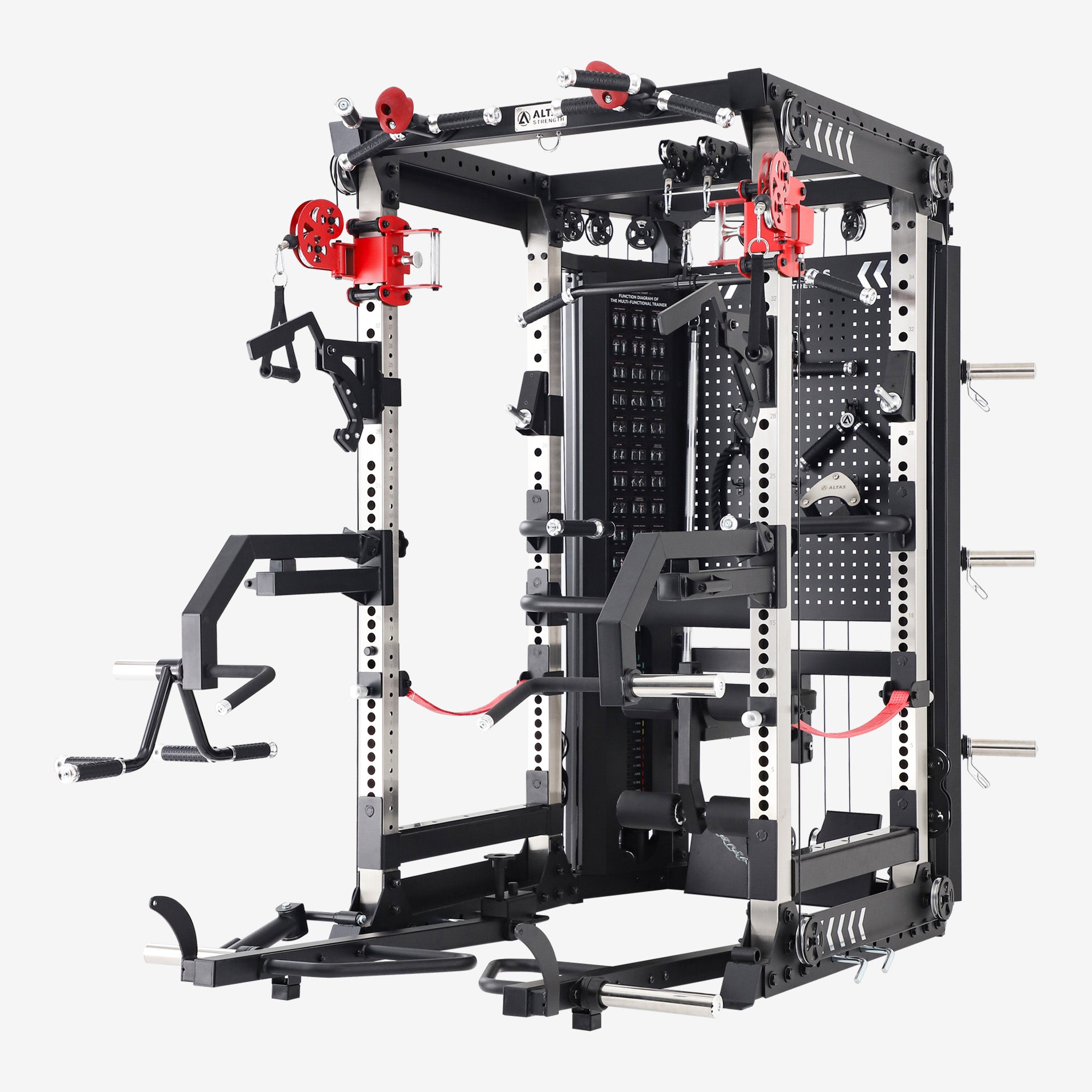 Combo - Smith Machine AL-3130+4005+Barbell+Weight Plate(5-35lb)