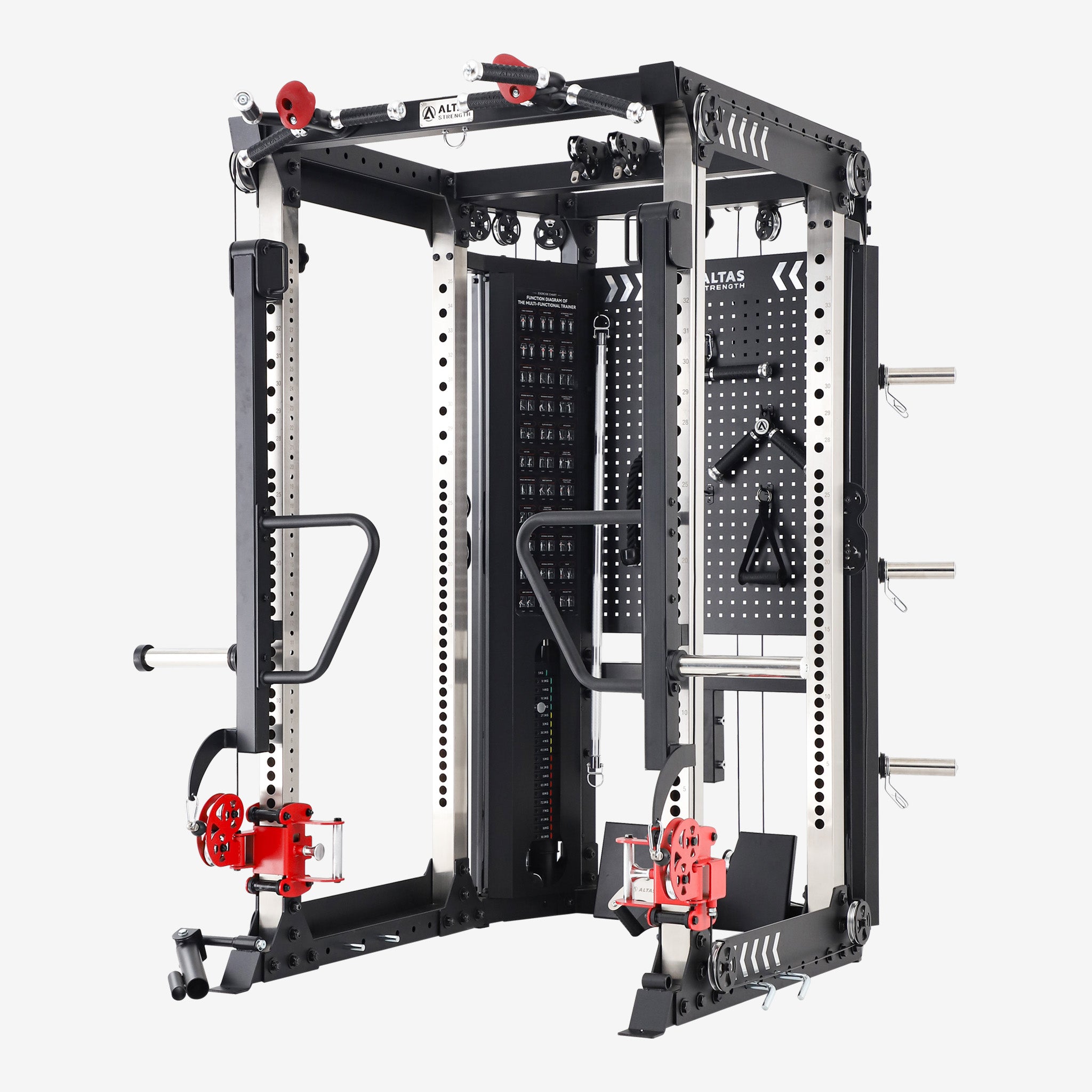 Combo - Smith Machine AL-3130+4005+Barbell+Weight Plate(5-35lb)