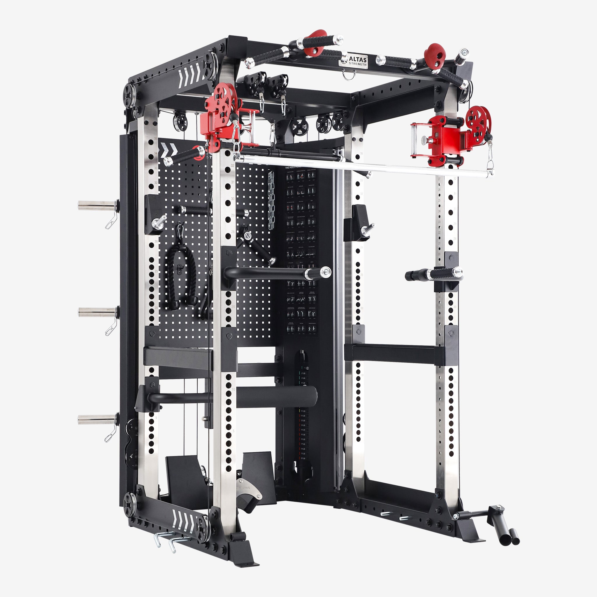 Combo - Smith Machine AL-3130+4005+Barbell+Weight Plate(5-35lb)
