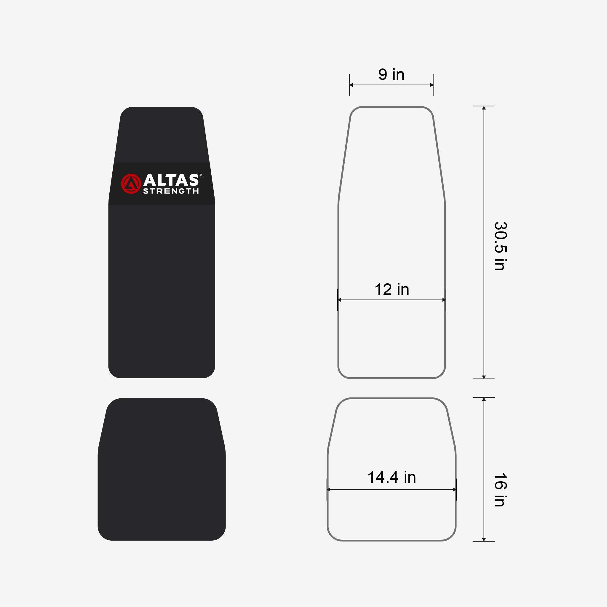 Altas Strength Folding Adjustable Utility Bench AL-4015