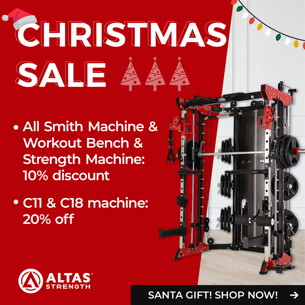 Altas Strength Top 5 Must-Have Smith Machine Exercises for a Full-Body Workout at Hom