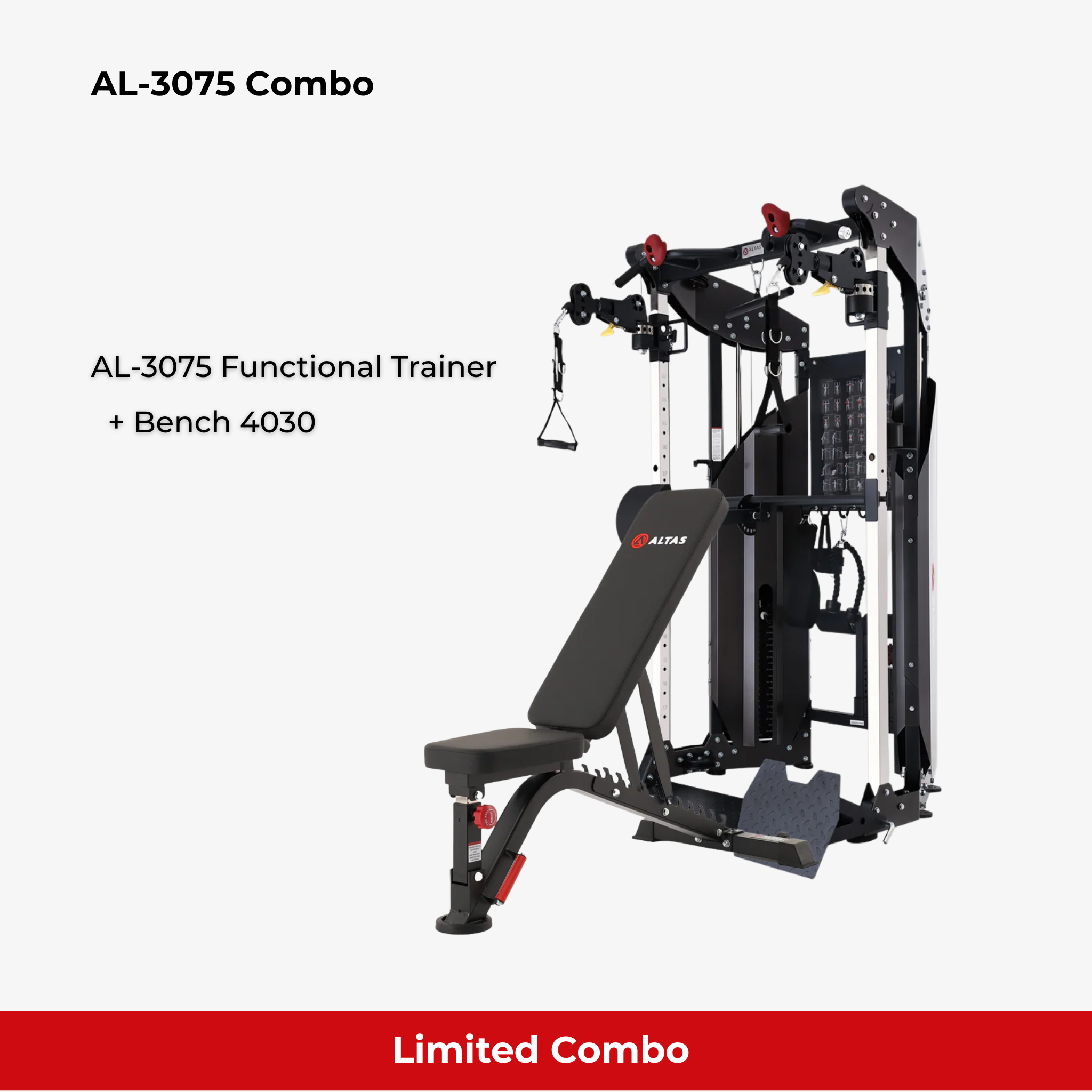 Combo - Strength Machine AL-3075 + Bench AL-4030